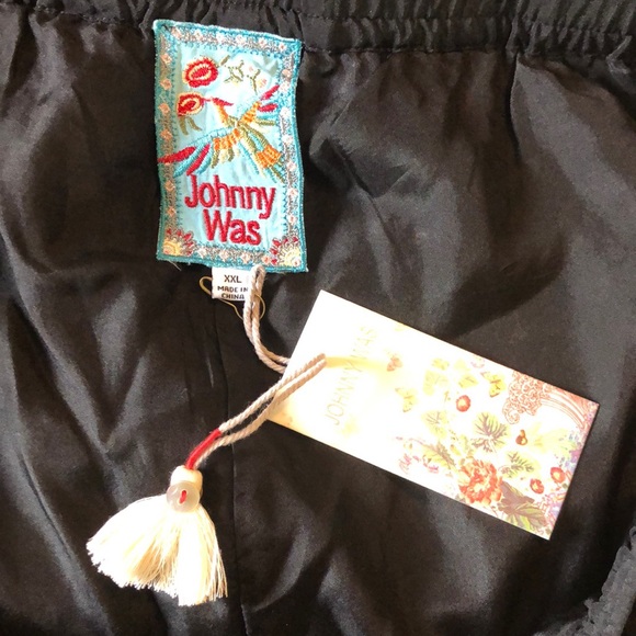 JOHNNY WAS Size XXL ILLARIA 100% Silk Pull-On Drawstring Elastic Waist $250 NEW - Picture 13 of 16